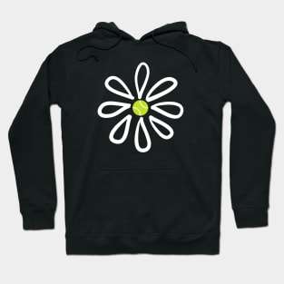 Tennis shirts, Flower Daisy Tennis Center Hoodie